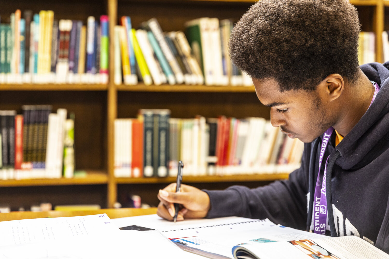 Library at The Bedford Sixth Form 2021